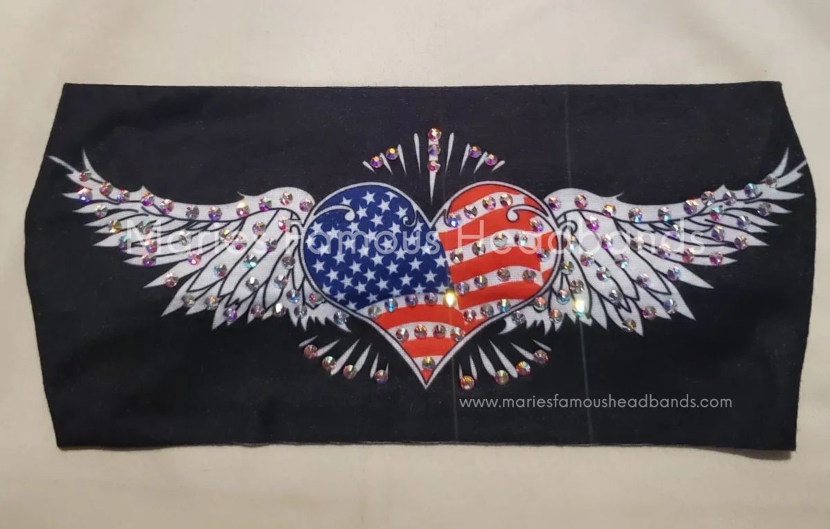 USA Heart & Wings