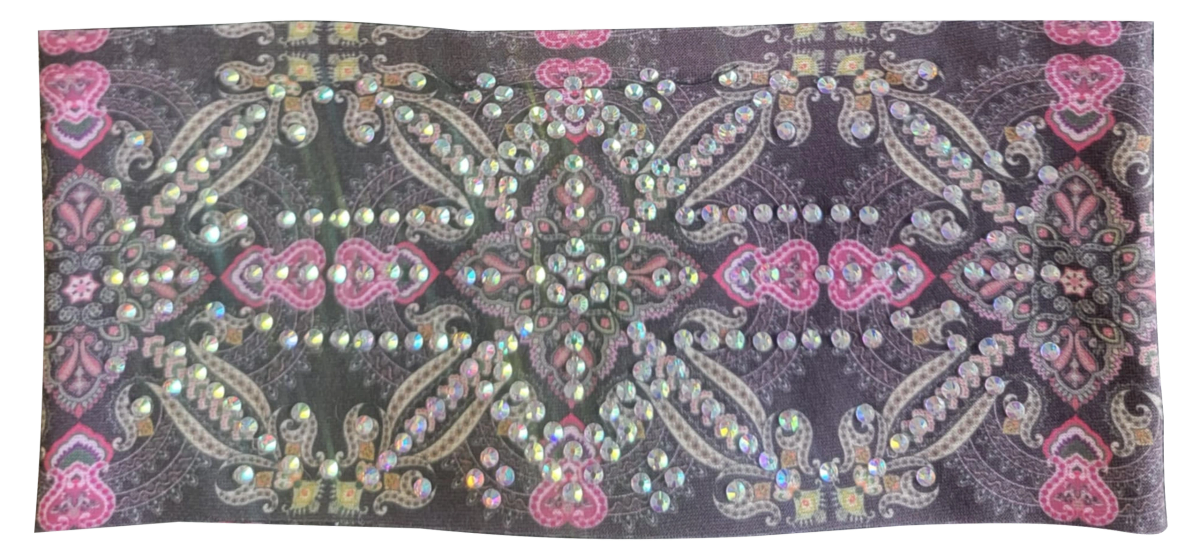 Brown Pink Medallion
